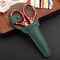 Antique Embroidery Scissors with Case – Vintage Gold & Red Needlework Shears for Sewing, Cross Stitch & Crochet
